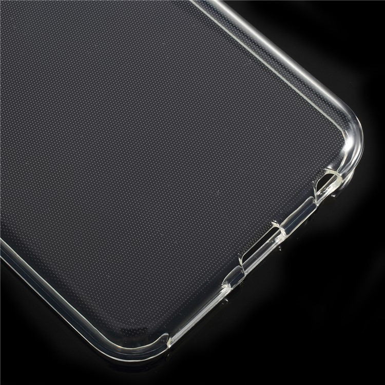 Cubra de Casos de TPU Transparente Con Innato no Deslizante Para Huawei Honor 7c / Disfruta 8-5