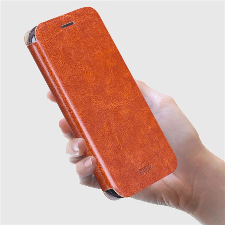 MOFI Rui Series Leather Phone Case for Huawei Honor Play 5X / Honor 5X - Brown-5