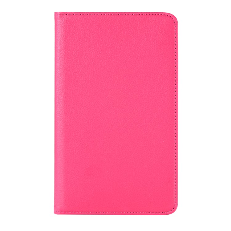 Litchi Skin Rotating Leather Stand Case for Huawei MediaPad M5 8 - Rose-2