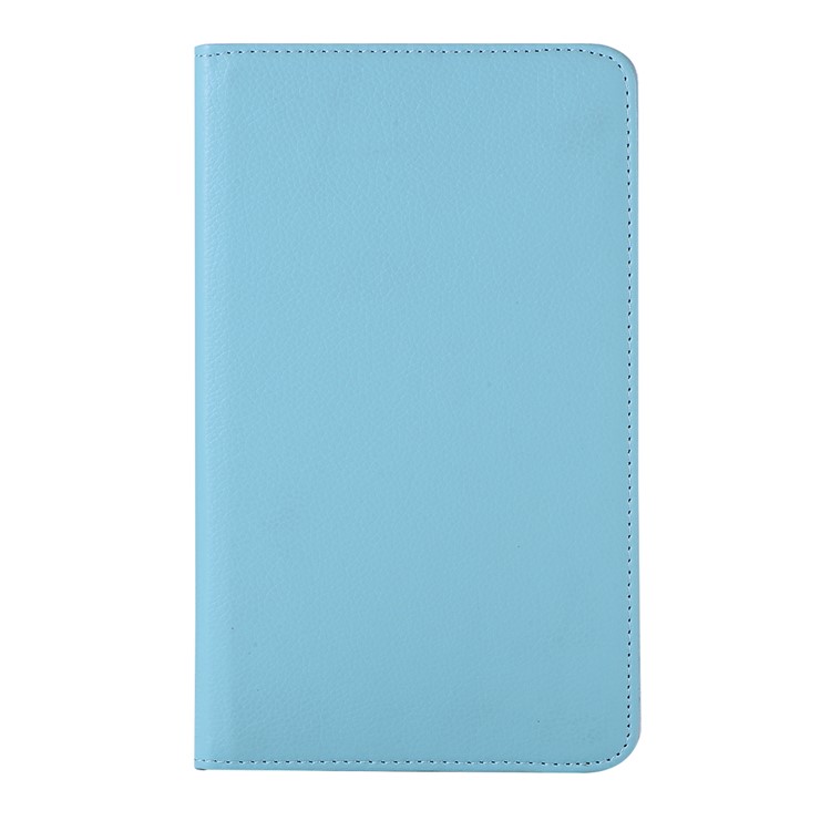 Litchi Skin PU Leather Case with Rotating Stand for Huawei MediaPad M5 8 - Baby Blue-2
