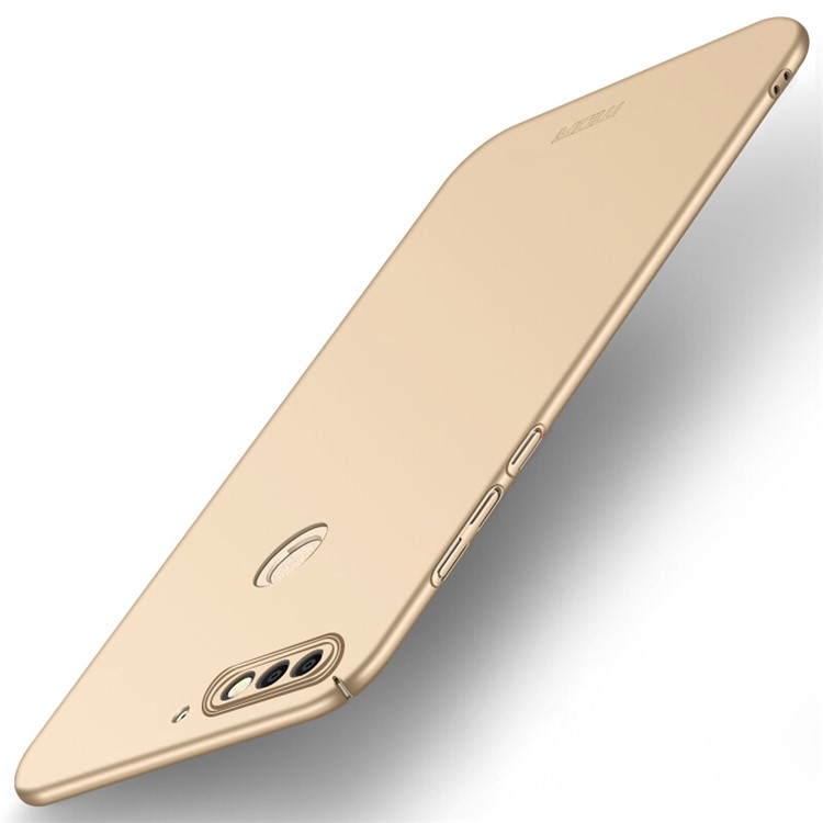 MOFI Shield Frosted Hard Plastic Casing for Huawei Enjoy 8/Honor 7C /Y7 Prime (2018) - Gold-1
