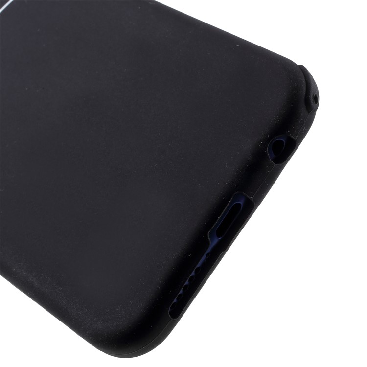 3D Mustache Cat Silicone Cover for Huawei P20 Lite / Nova 3e - Black-7