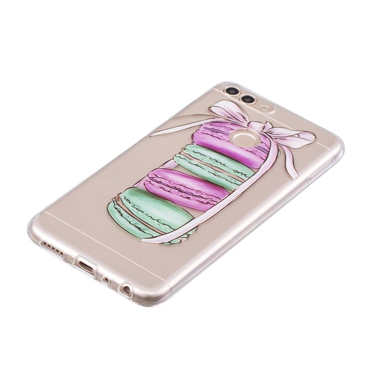 Pattern Printing IMD TPU Soft Phone Case for Huawei P Smart / Enjoy 7S - Cookies-2