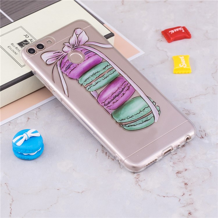 Pattern Printing IMD TPU Soft Phone Case for Huawei P Smart / Enjoy 7S - Cookies-4