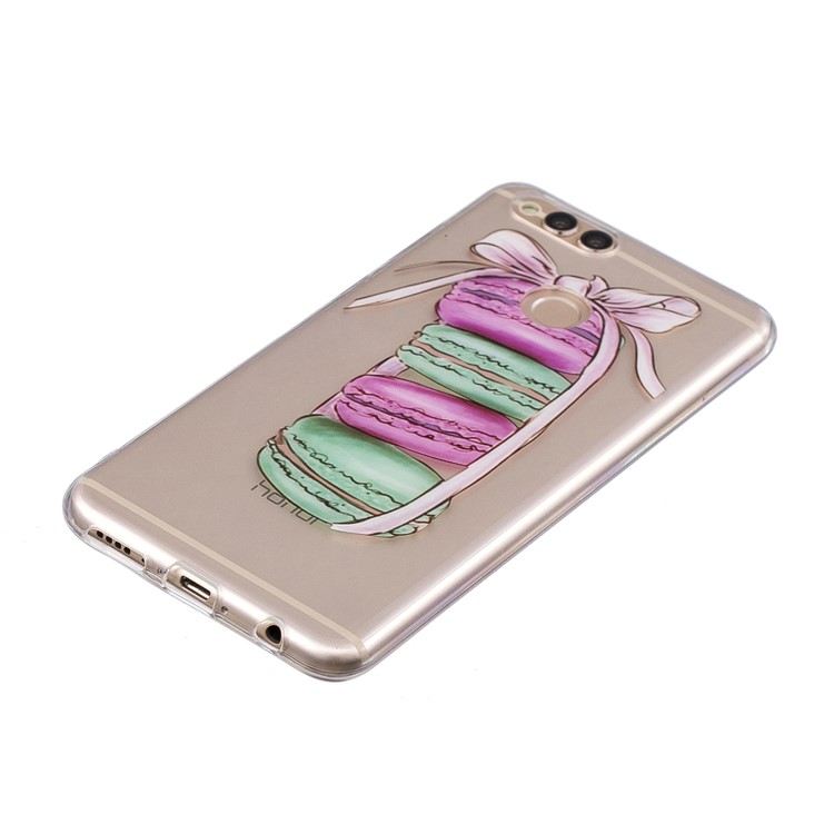 Pattern Printing IMD TPU Cover for Huawei Honor 7X - Macaroon Pattern-2