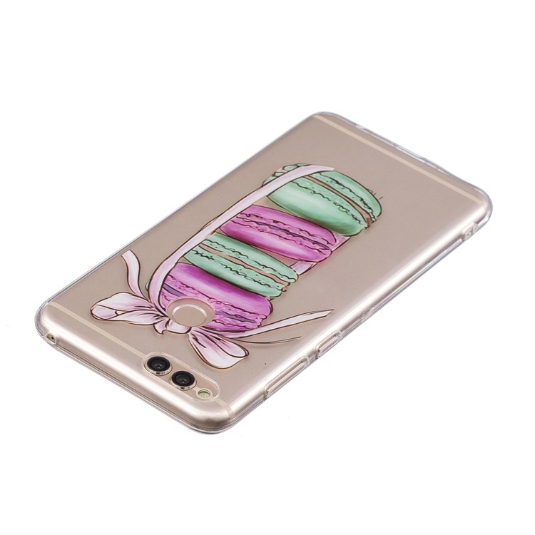 Pattern Printing IMD TPU Cover for Huawei Honor 7X - Macaroon Pattern-3