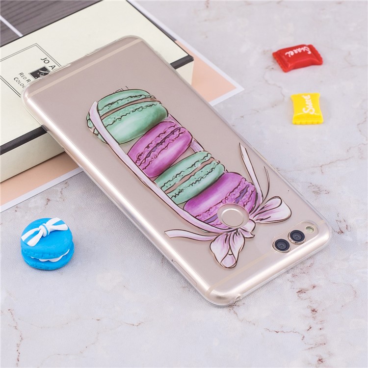 Pattern Printing IMD TPU Cover for Huawei Honor 7X - Macaroon Pattern-5