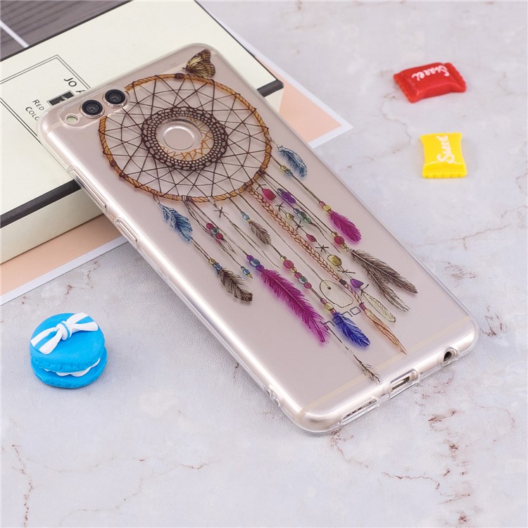 Pattern Printing IMD TPU Cell Phone Case for Huawei Honor 7X - Dream Catcher-4