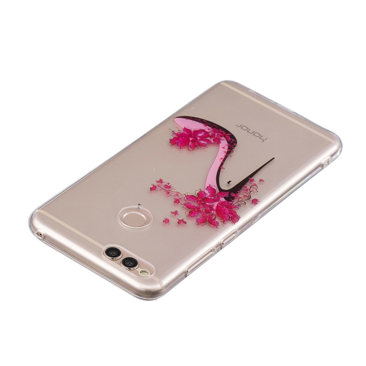 Pattern Printing IMD TPU Case Cover Shell for Huawei Honor 7X - High-heeled Shoe-3