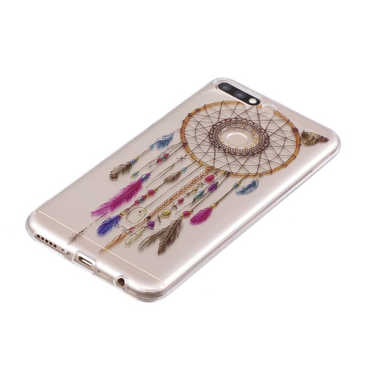Pattern Printing IMD TPU Gel Case for Huawei Honor 7C / Enjoy 8 /Y7 Prime (2018) - Dream Catcher-2