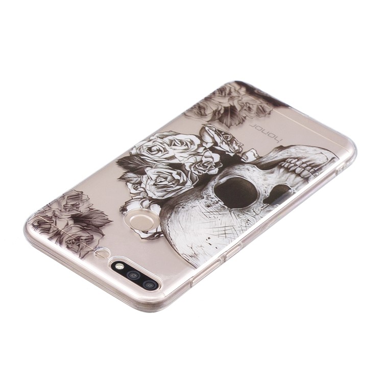 Pattern Printing IMD TPU Protection Case for Huawei Honor 7C / Enjoy 8 /Y7 Prime (2018) - Cool Skull-3