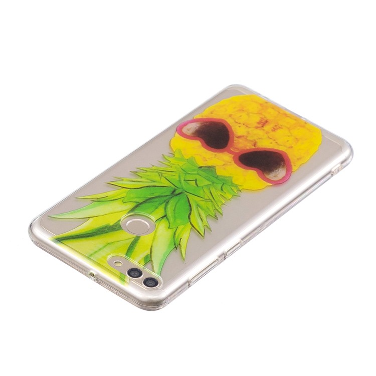 IMD Pattern Printing Flexible TPU Mobile Phone Case for Huawei Y9 (2018) / Enjoy 8 Plus - Pineapple Pattern-3
