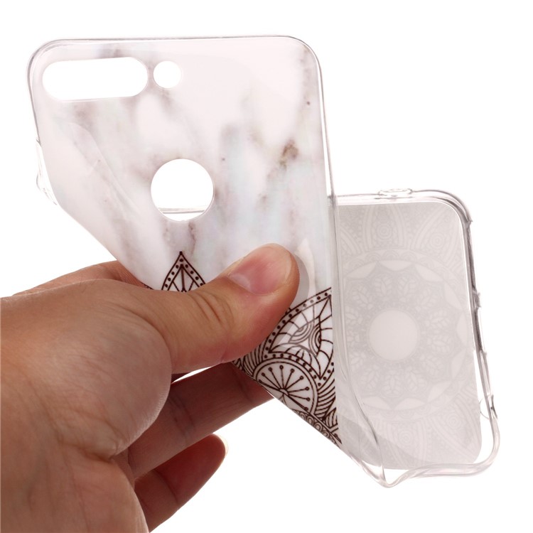 Marble Pattern IMD TPU Cell Phone Cover for Huawei Honor 7C / Enjoy 8 /Y7 Prime (2018) - Mandala Pattern-4