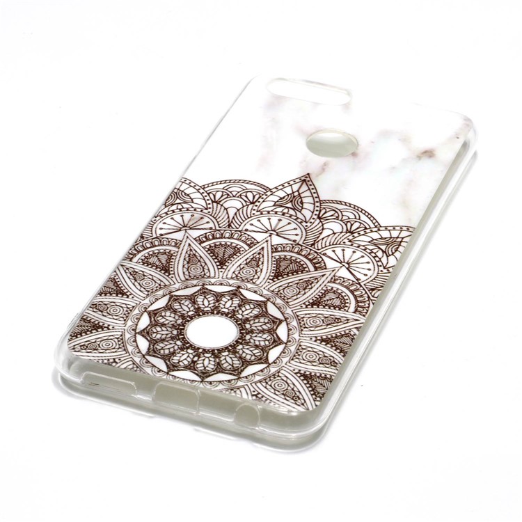 Marble Pattern IMD TPU Back Case for Huawei Honor 7X - Mandala Pattern-5