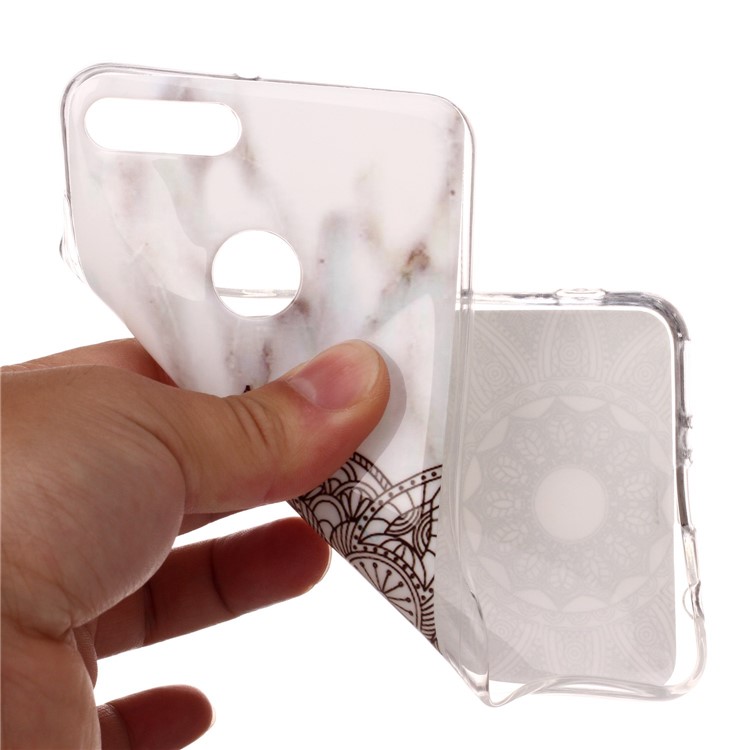 Marble Pattern IMD TPU Gel Case for Huawei Y9 (2018) / Enjoy 8 Plus - Mandala Pattern-4