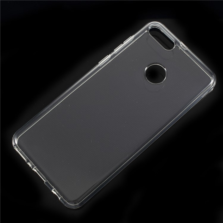 Transparent TPU Back Phone Case with Non-slip Inner for Huawei Y9 (2018)/Enjoy 8 Plus-1