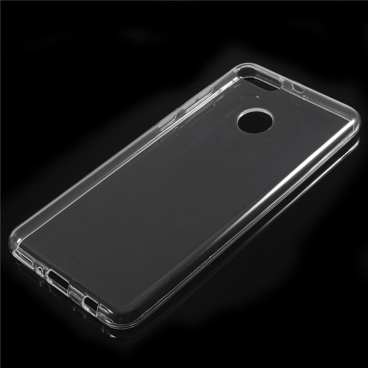 Transparent TPU Back Phone Case with Non-slip Inner for Huawei Y9 (2018)/Enjoy 8 Plus-2
