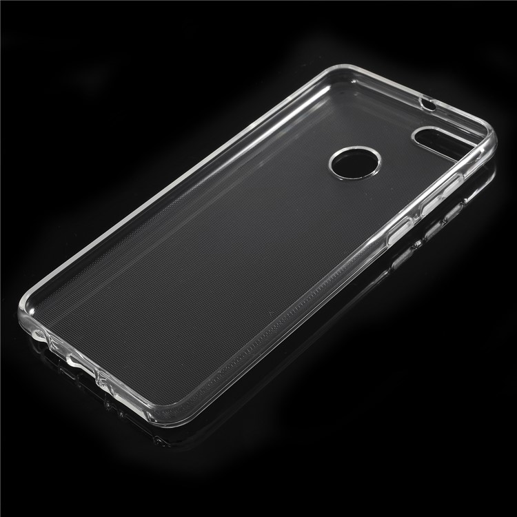 Transparent TPU Back Phone Case with Non-slip Inner for Huawei Y9 (2018)/Enjoy 8 Plus-3