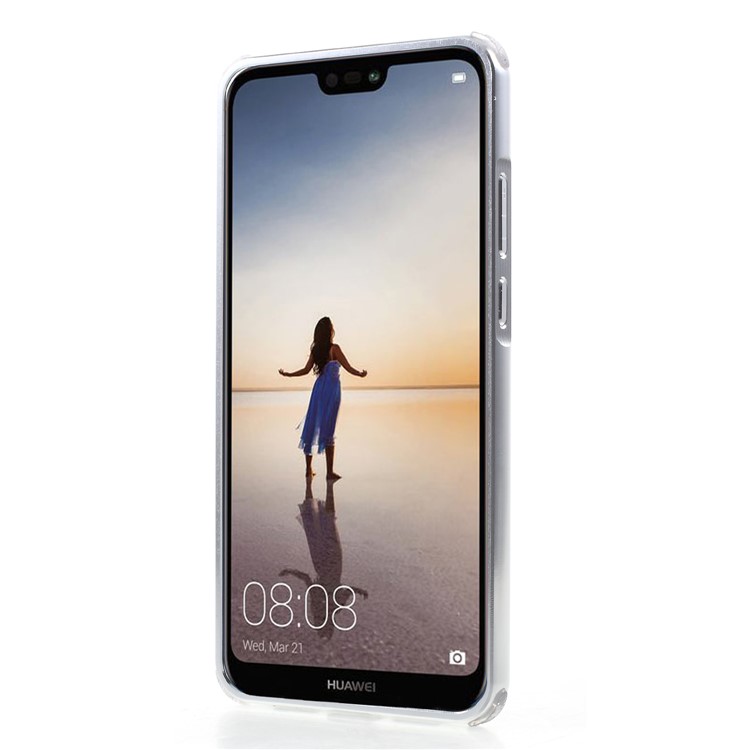 Plated Aluminum Alloy Bumper + Brushed PC Plate Drop-proof Back Cover for Huawei P20 - Silver-2