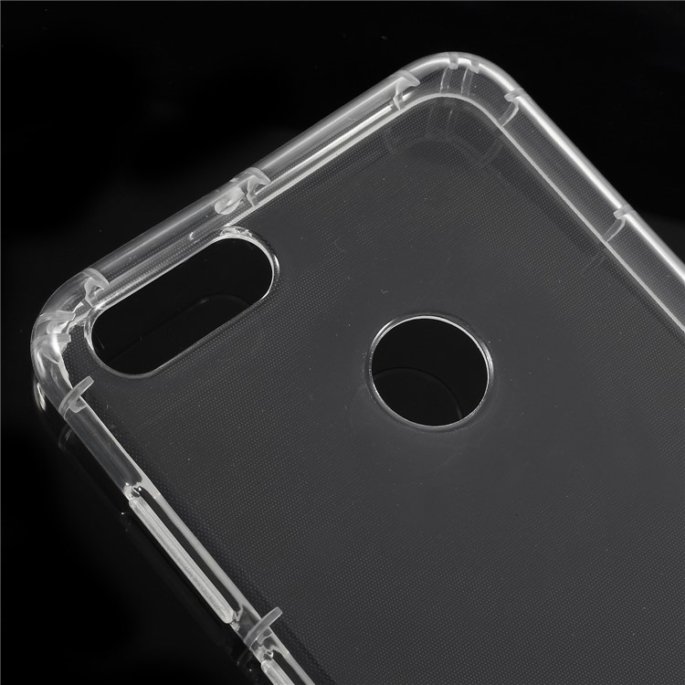 Crystal Clear TPU Gel Case Mobile Phone Accessory for Huawei Y9 (2018)/Enjoy 8 Plus-3