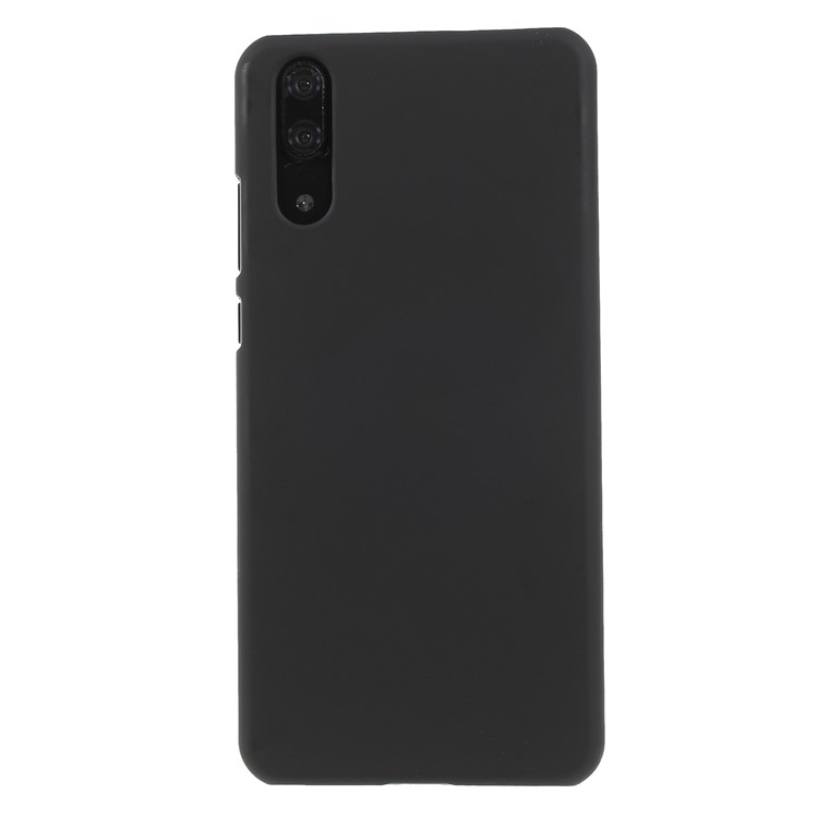 Rubberized PC Hard Protective Shell for Huawei P20 - Black-3