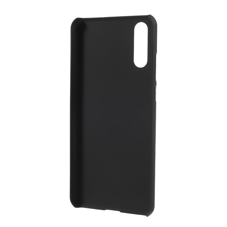 Rubberized PC Hard Protective Shell for Huawei P20 - Black-4