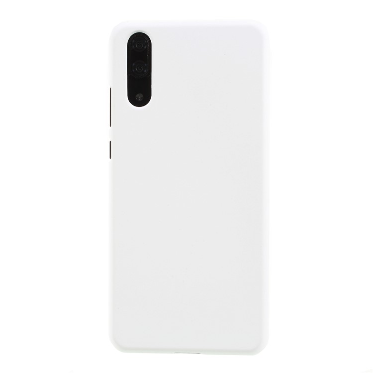 Rubberized Plastic Hard Phone Cover for Huawei P20 - White-3