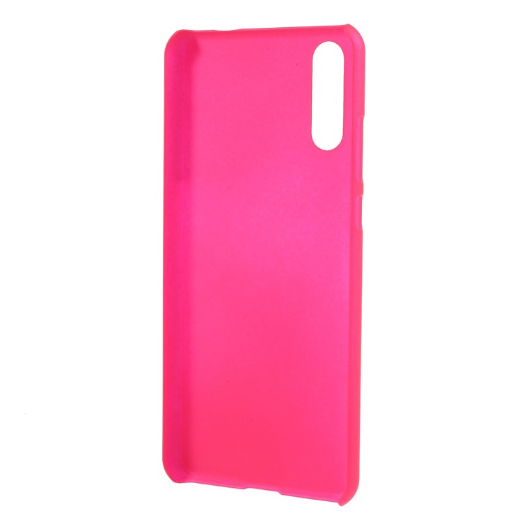 Rubberized PC Hard Protection Cover for Huawei P20 - Rose-4