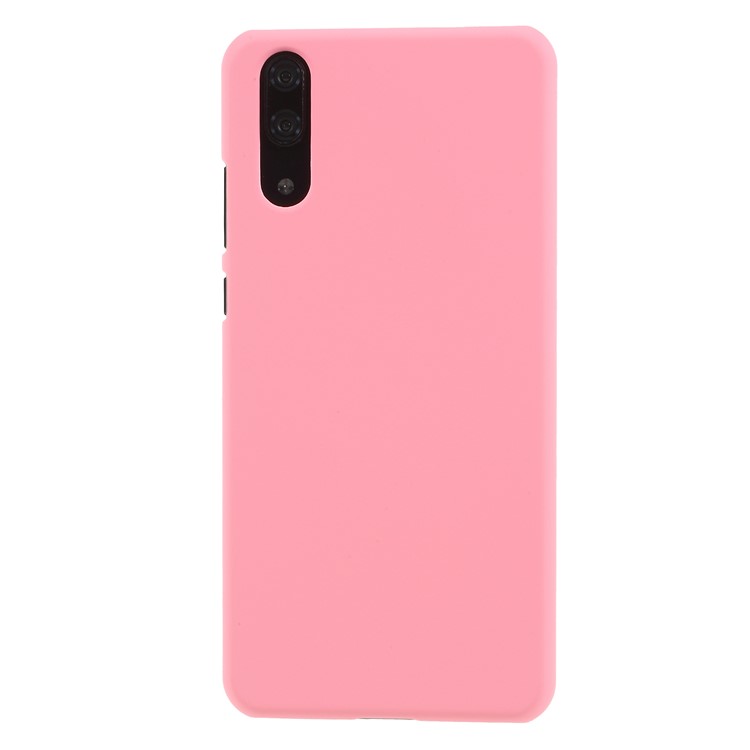 Rubberized PC Hard Mobile Shell for Huawei P20 - Pink-3