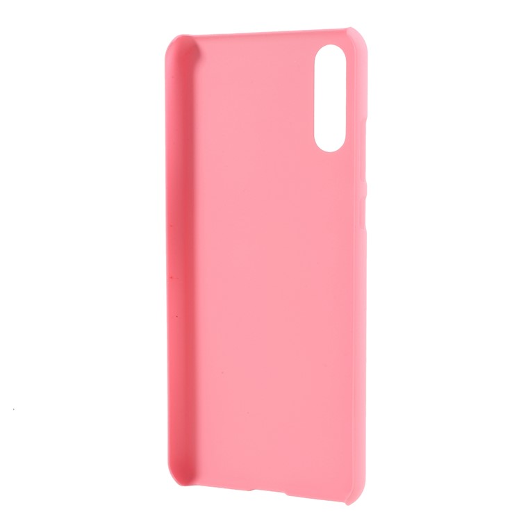 Rubberized PC Hard Mobile Shell for Huawei P20 - Pink-4