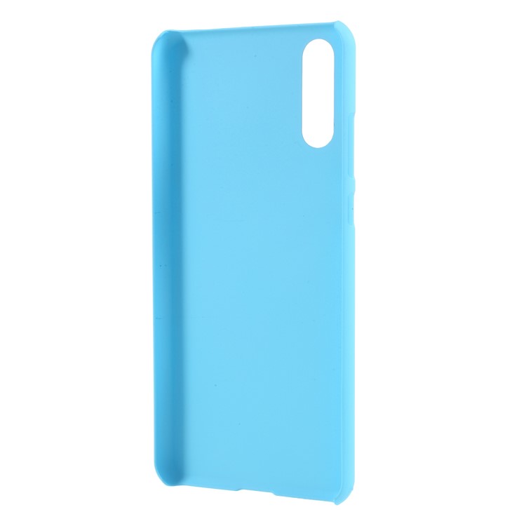 Rubberized PC Hard Cellphone Case for Huawei P20 - Baby Blue-4