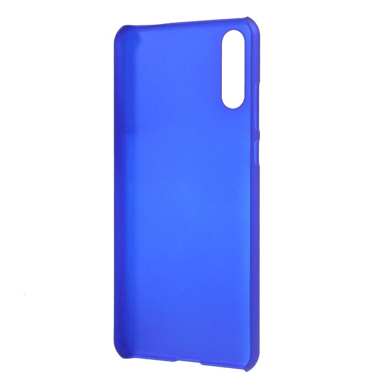 For Huawei P20 Rubberized PC Hard Mobile Phone Cover - Dark Blue-4