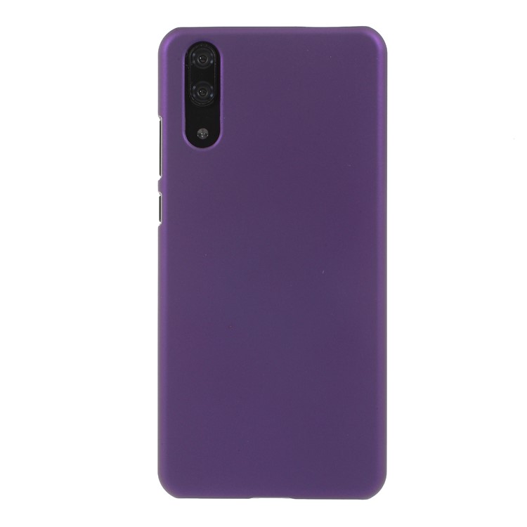 For Huawei P20 Rubberized PC Hard Lightweight Case - Purple-3