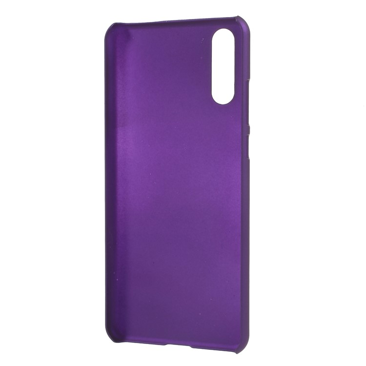 For Huawei P20 Rubberized PC Hard Lightweight Case - Purple-4