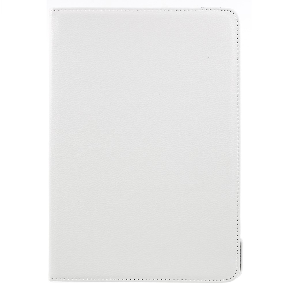 Litchi Skin Leather Cover with Rotating Stand for Huawei MediaPad M5 10 / M5 10 (Pro) - White-2