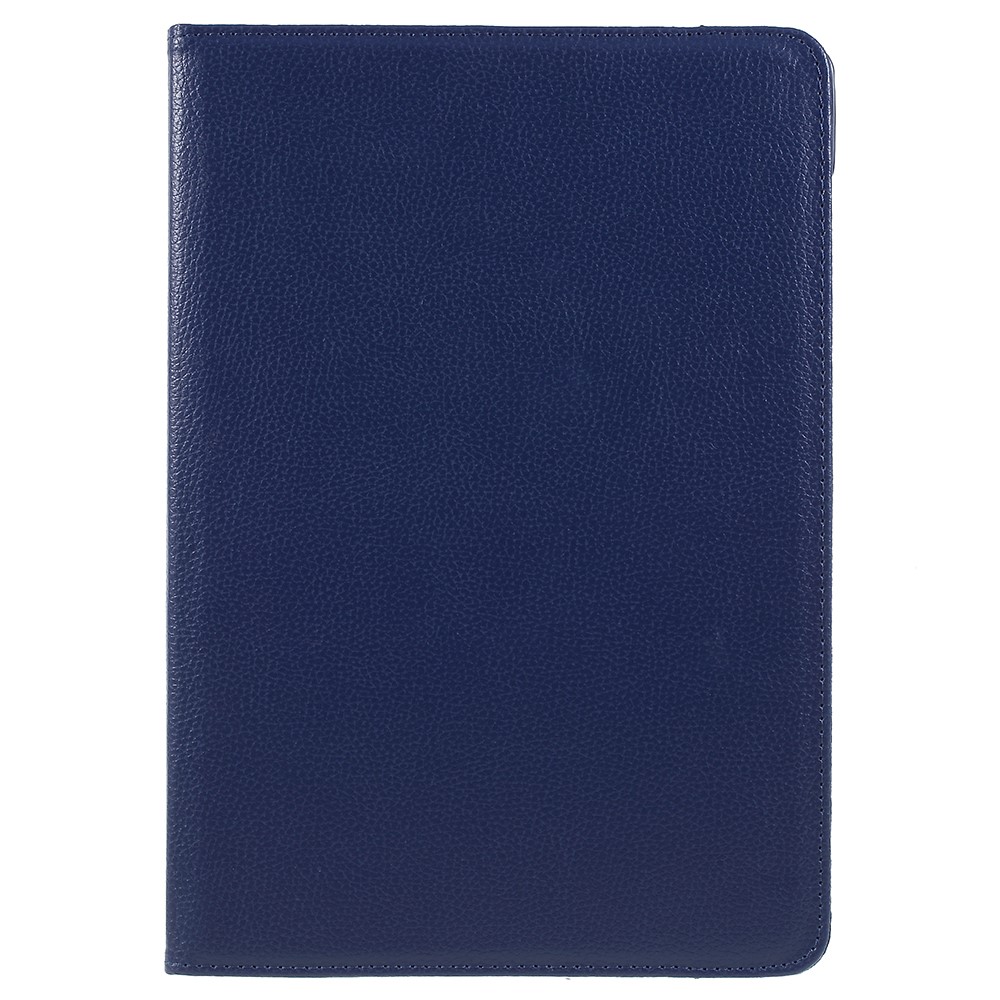Litchi Texture Leather Case with Rotating Stand for Huawei MediaPad M5 10 / M5 10 (Pro) - Dark Blue-2