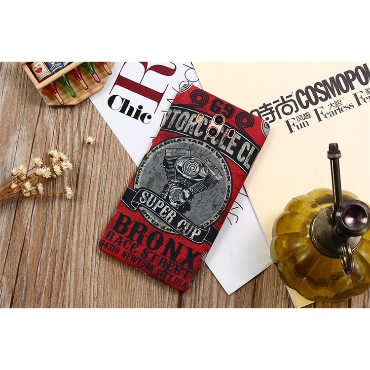 Patterned Matte Skin TPU Noctilucent Phone Cover for Huawei Mate 10 - Red-3