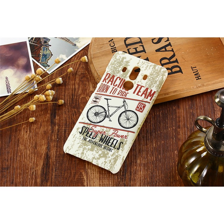 Patterned Matte Skin TPU Noctilucent Cover for Huawei Mate 10 Pro - Beige-3