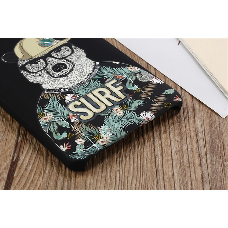 Patterned Matte Skin TPU Noctilucent Case for Huawei Mate 10 Pro - Black-6