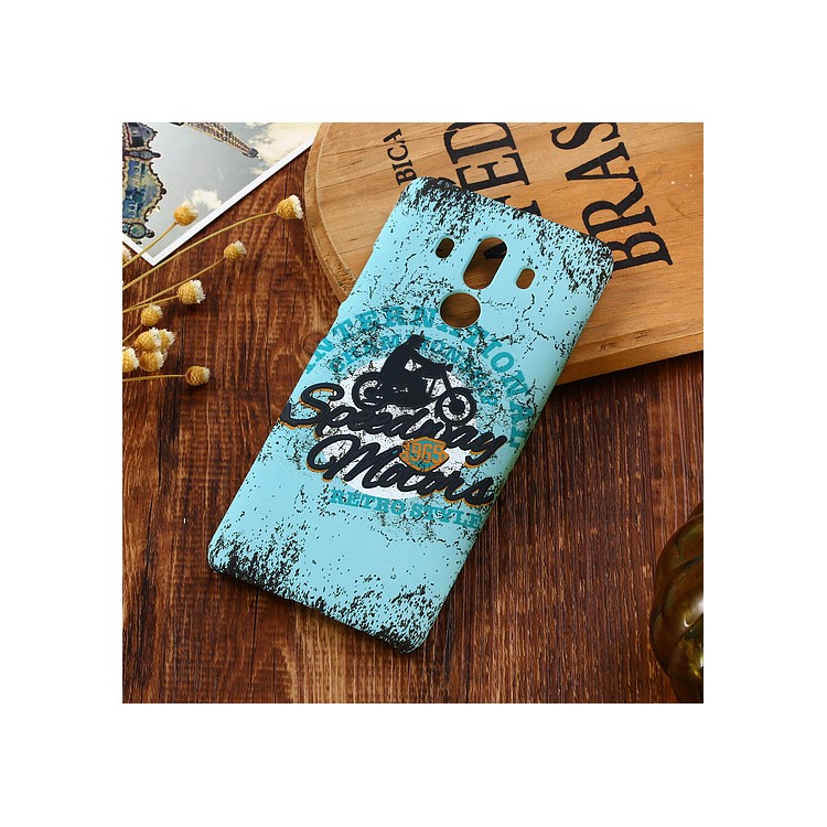 Patterned Matte Skin TPU Noctilucent Phone Cover for Huawei Mate 10 Pro - Blue-1