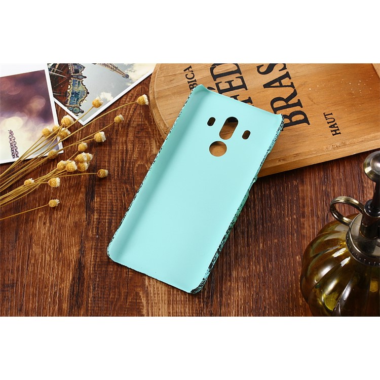 Patterned Matte Skin TPU Noctilucent Phone Cover for Huawei Mate 10 Pro - Blue-4