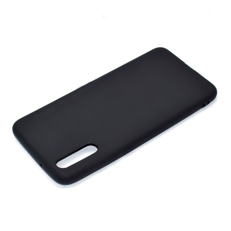 For Huawei P20 Solid Color Frosted Soft TPU Phone Case - Black-4
