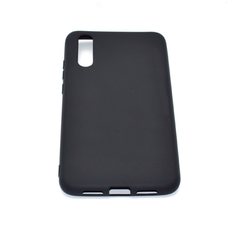 For Huawei P20 Solid Color Frosted Soft TPU Phone Case - Black-5