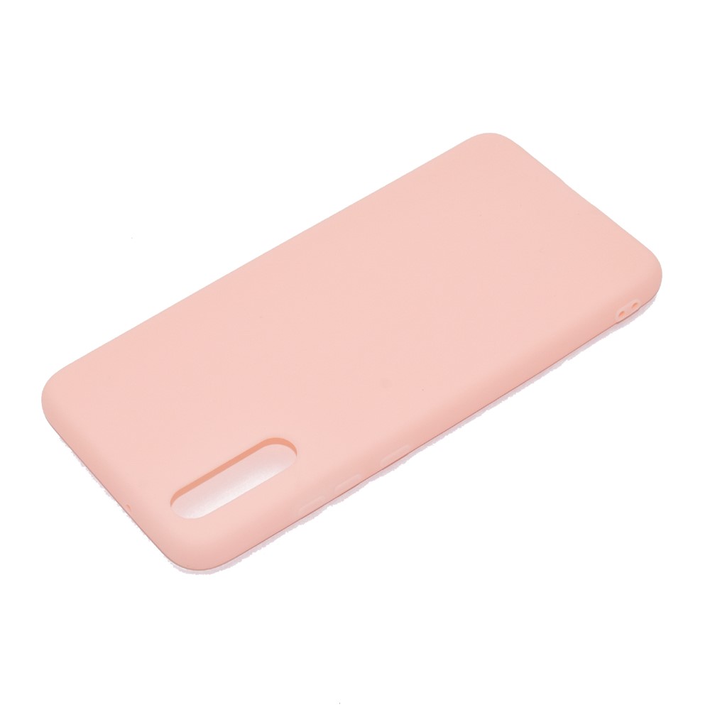 Per Huawei P20 Colore Solido Shell Del Telefono TPU Glassata Glassata - Rosa