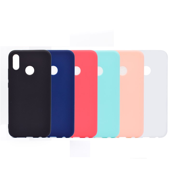 For Huawei P20 Lite/Nova 3e (China) Solid Color Frosted Soft TPU Phone Case - Black-7