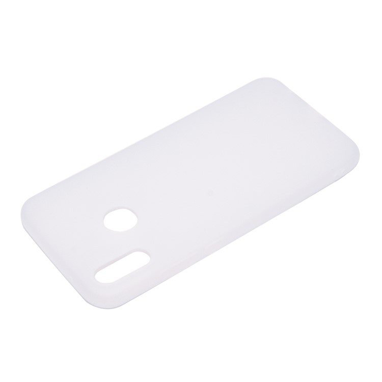 For Huawei P20 Lite/Nova 3e (China) Solid Color Matte Soft TPU Phone Casing - White-4