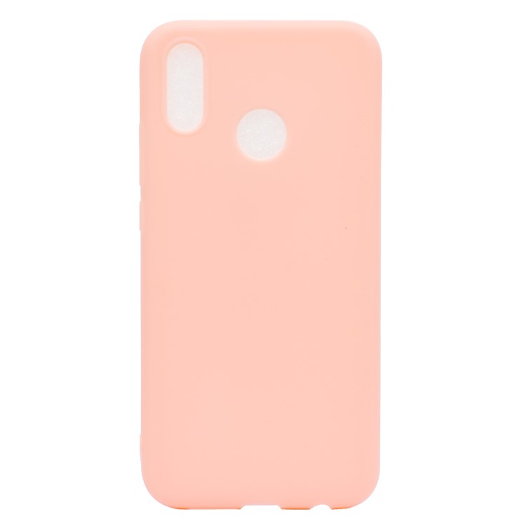 For Huawei P20 Lite/Nova 3e (China) Solid Color Frosted Soft TPU Phone Lightweight Case - Pink-2