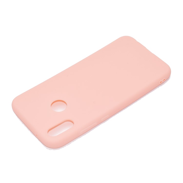 For Huawei P20 Lite/Nova 3e (China) Solid Color Frosted Soft TPU Phone Lightweight Case - Pink-4