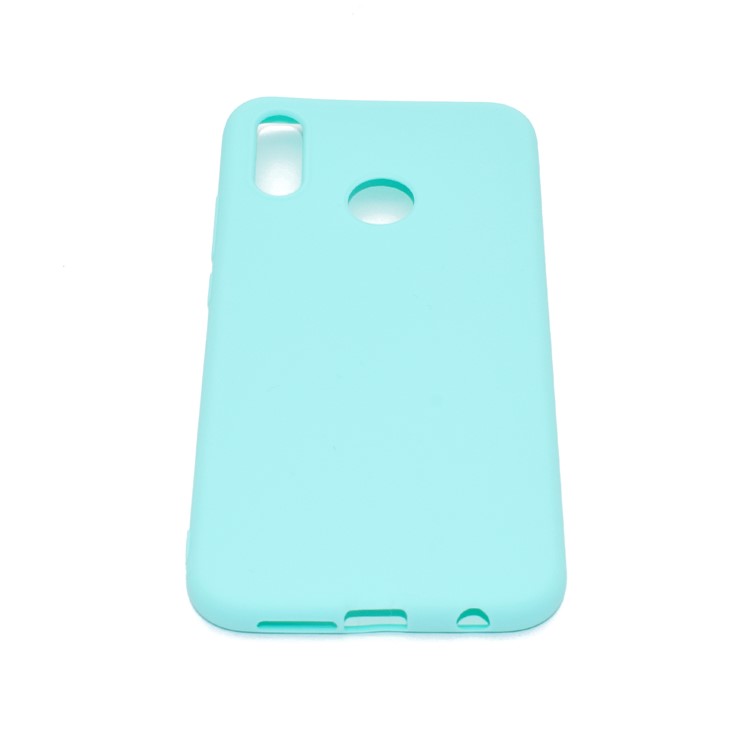 For Huawei P20 Lite/Nova 3e (China) Solid Color Matte Flexible TPU Shell - Cyan-5
