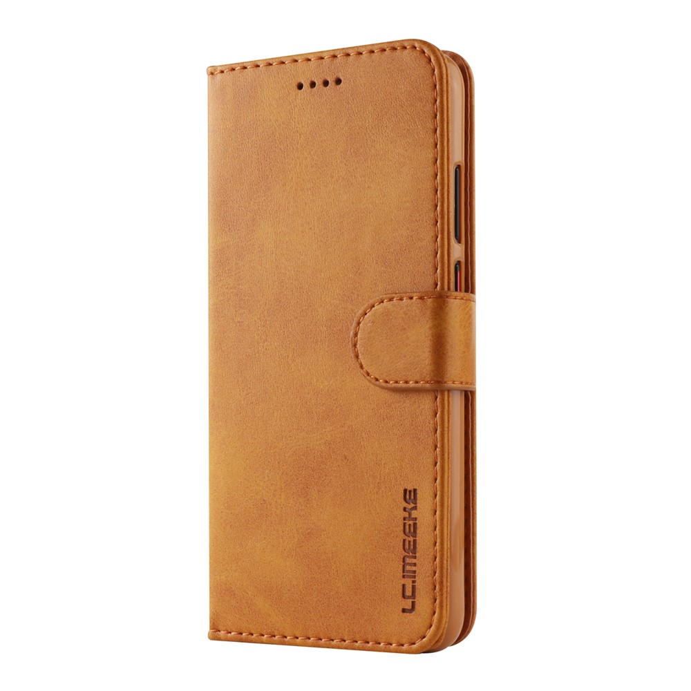 Lc. Imeeke Wallet Stand Leather Flip Case с Карточными Слотами Для Huawei P20 - Коричневый-5